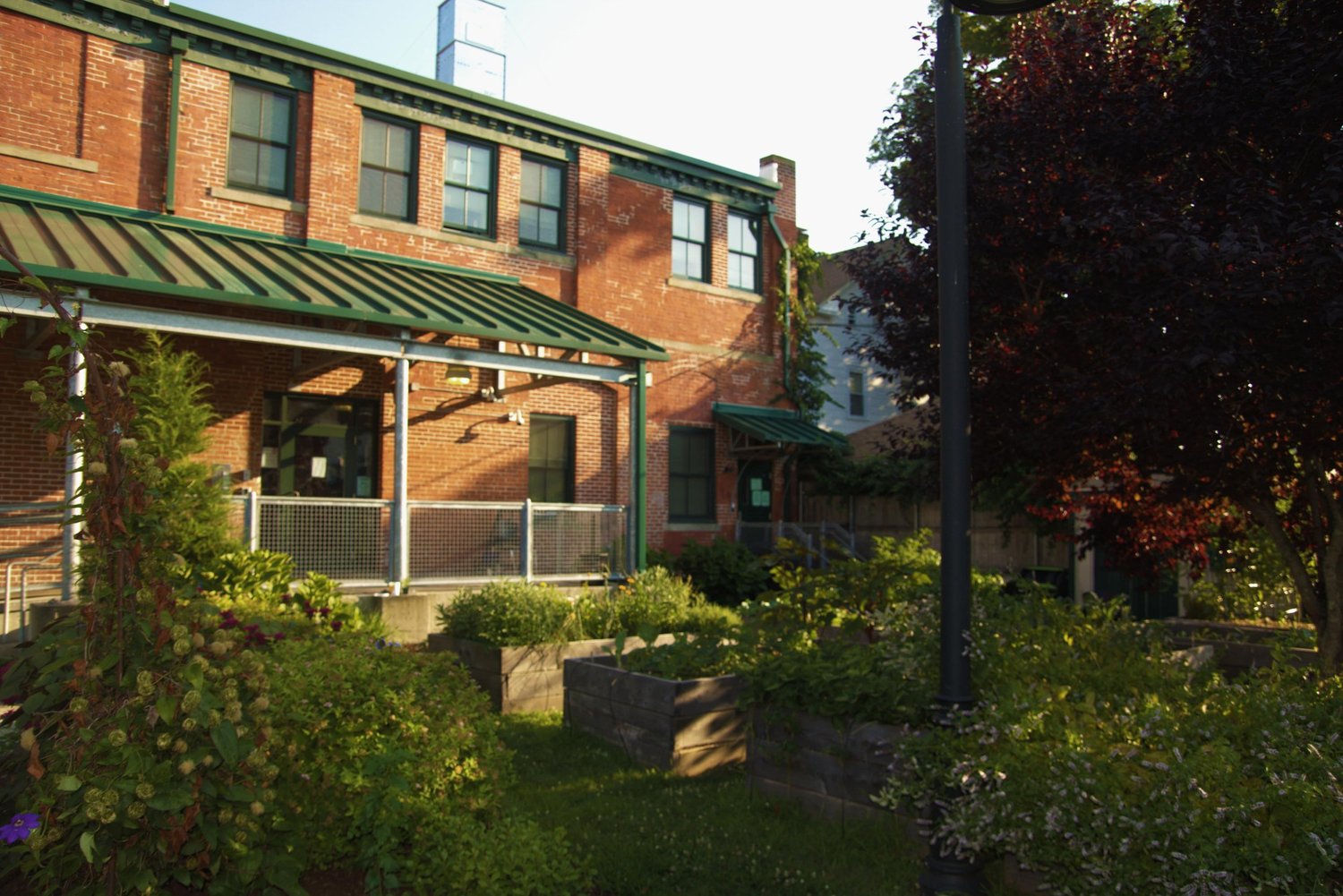 OpenDoors building and garden in Providence